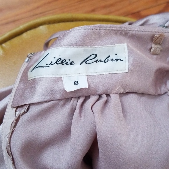 VTG Lillie Rubin Goddess Disco Silk Maxi Dress😍 - Picture 5 of 8